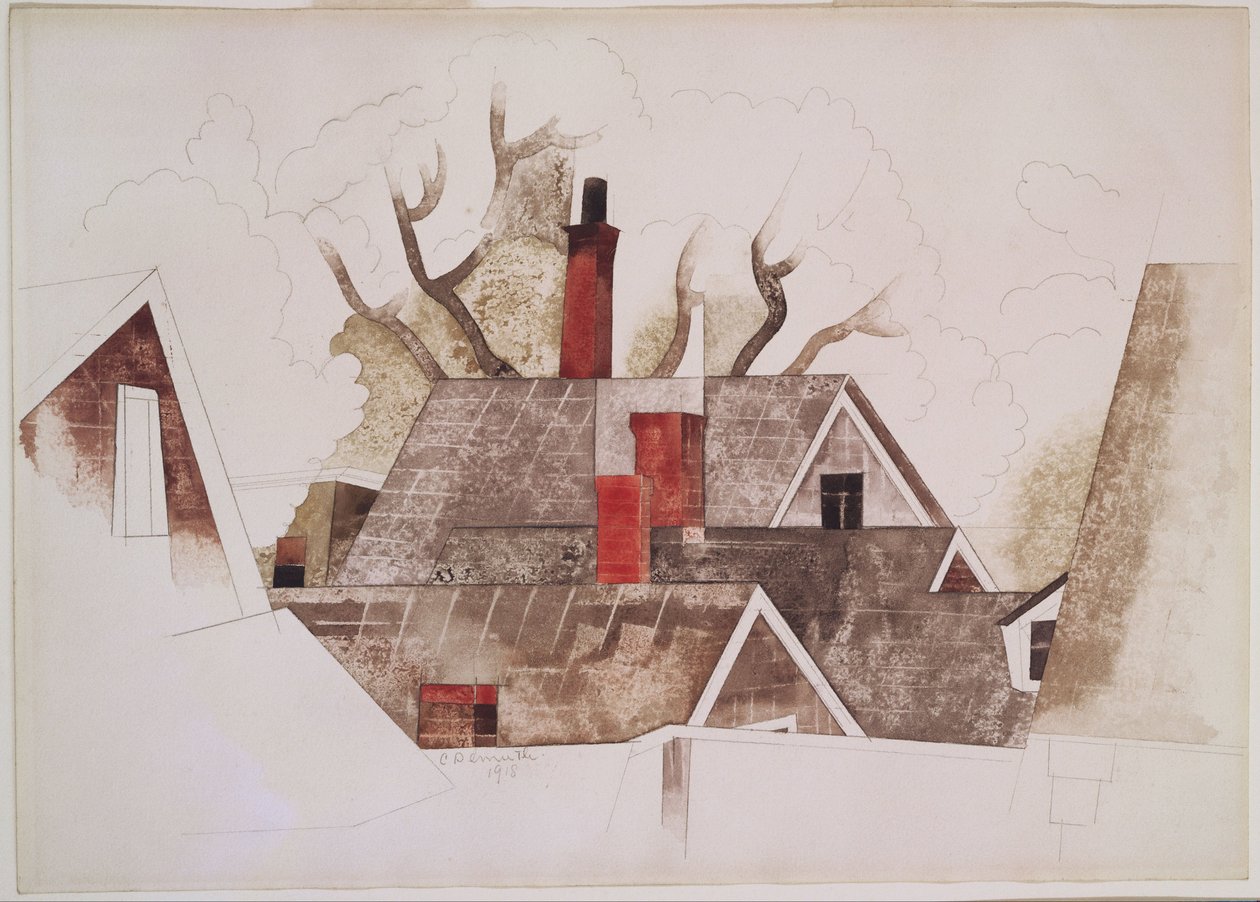 Vörös kémények alkotó: Charles Demuth