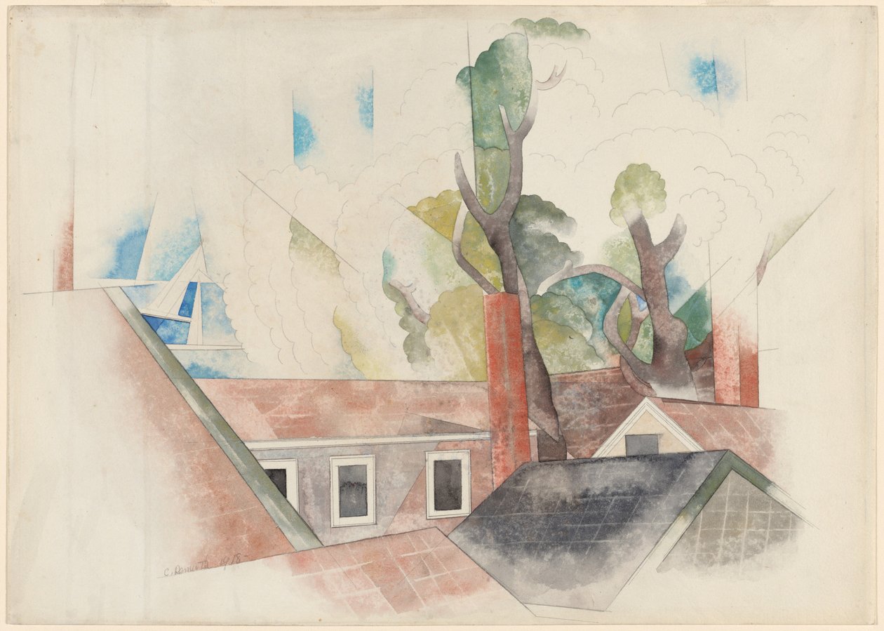 Tetők és fák alkotó: Charles Demuth