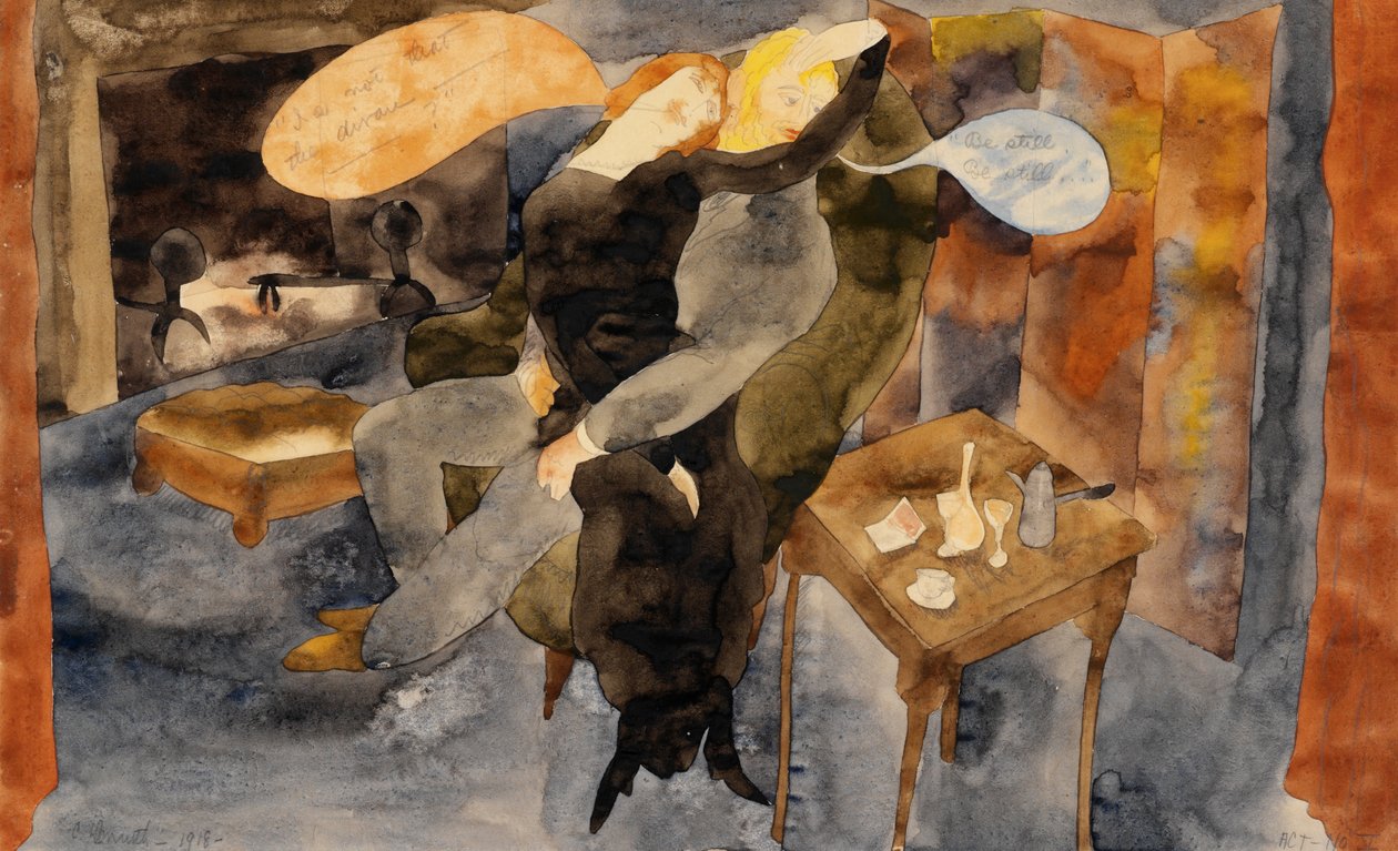 Zolas Pandora, 1918 (wc papíron) alkotó: Charles Demuth