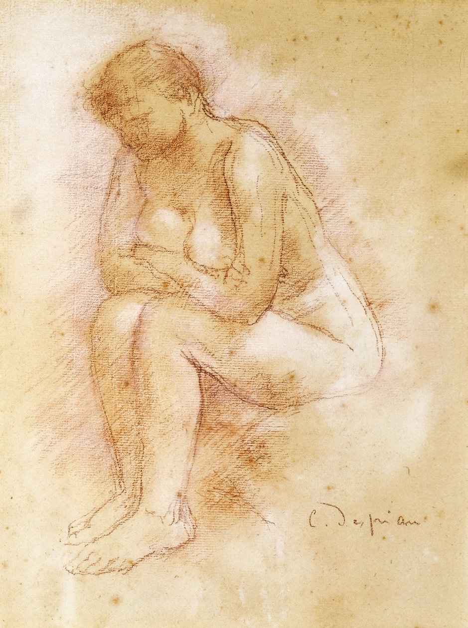 Ülő akt; Nue Assise alkotó: Charles Despiau