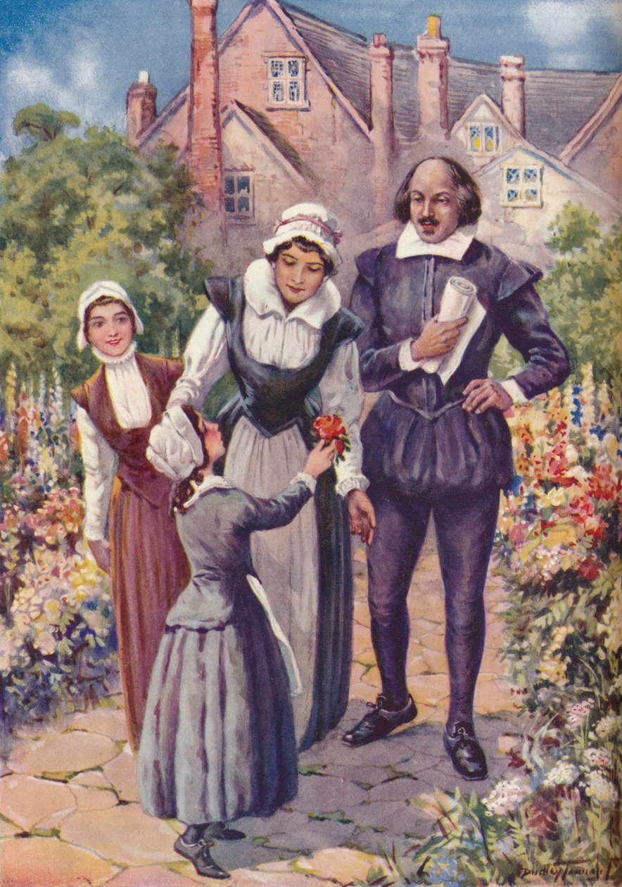 William Shakespeare – Szép virágzás a költők királyának, 1925 alkotó: Charles Dudley Tennant
