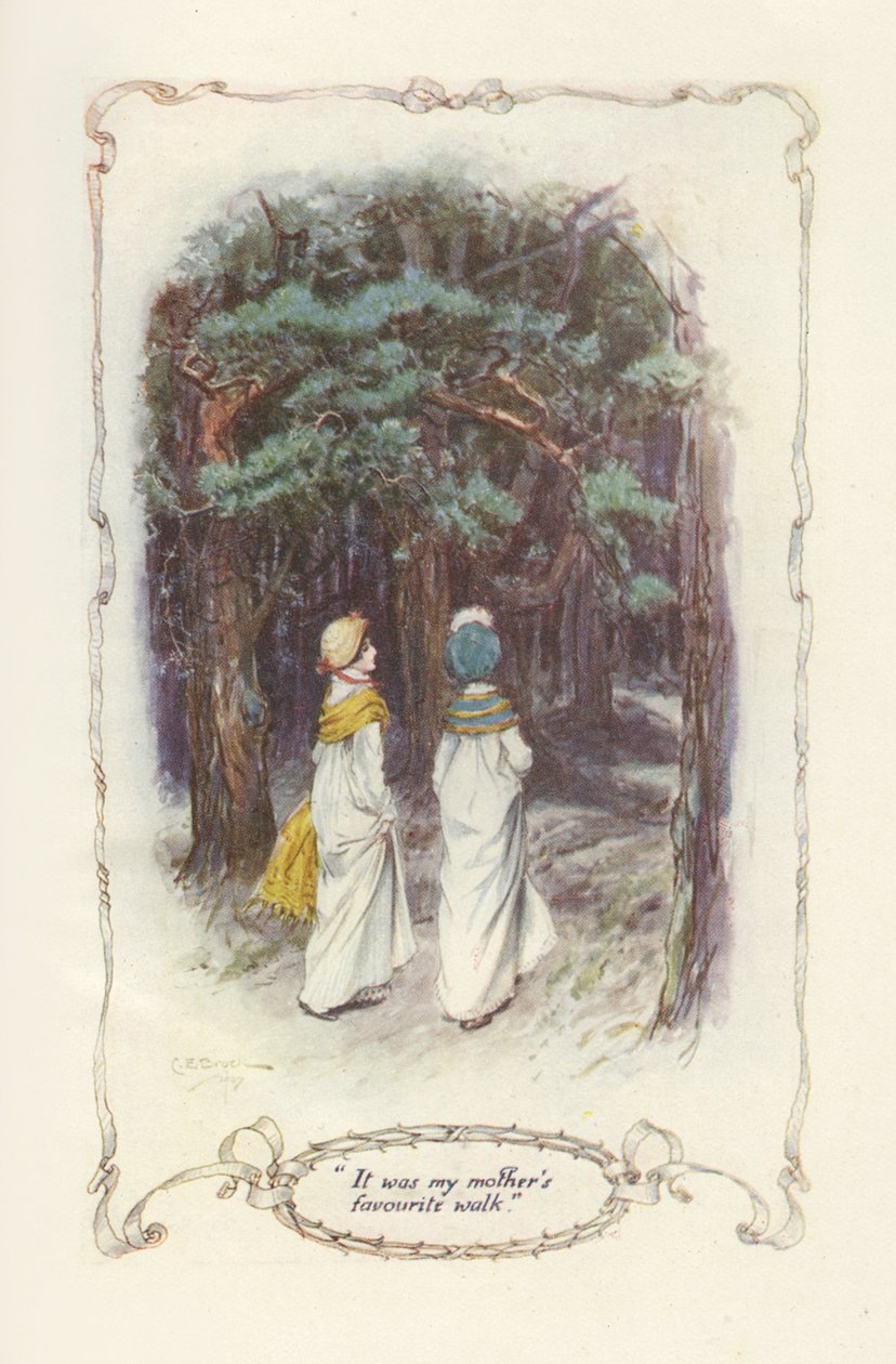 Anyám kedvenc sétája volt, 1907 (illusztráció) alkotó: Charles Edmund Brock