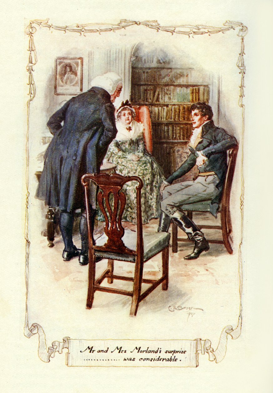 Mr és Mrs Morlands meglepetés ......jelentős volt, 1907 (illusztráció) alkotó: Charles Edmund Brock