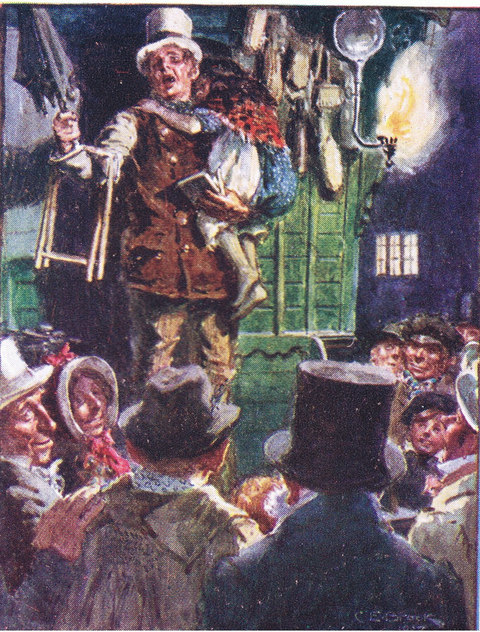 Most nem azt kérdezem, mennyit a tételért, hanem mennyit, illusztráció Dr. Marigold receptjéből, 1910 alkotó: Charles Edmund Brock