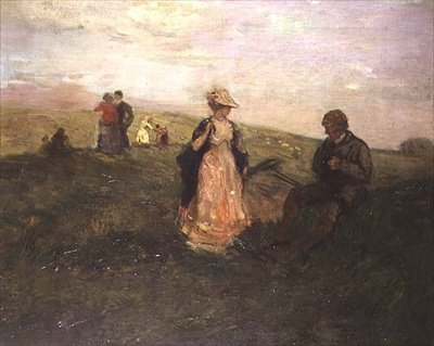 Séta a vidéken alkotó: Charles Edward Conder