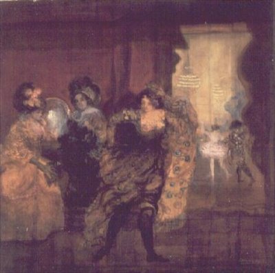 A páva hölgy alkotó: Charles Edward Conder