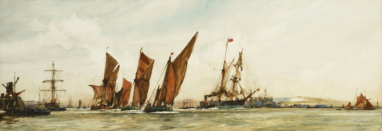 Woolich fölött alkotó: Charles Edward Dixon