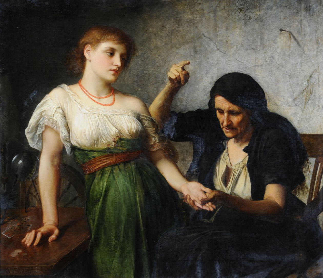 A Jósnő (olaj, vászon) alkotó: Charles Edward Halle