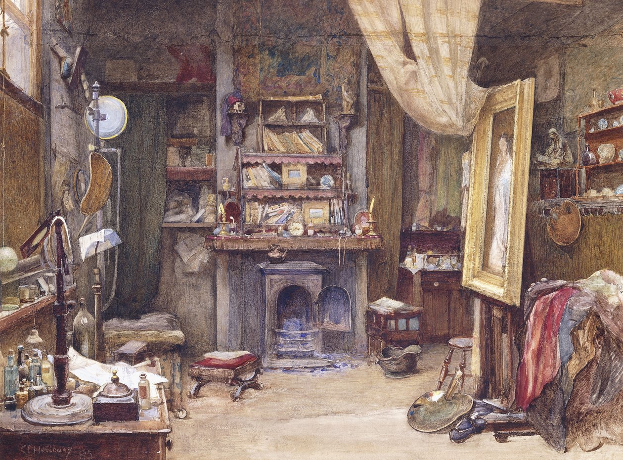A Művész Stúdiója, 1885 alkotó: Charles Edward Holloway