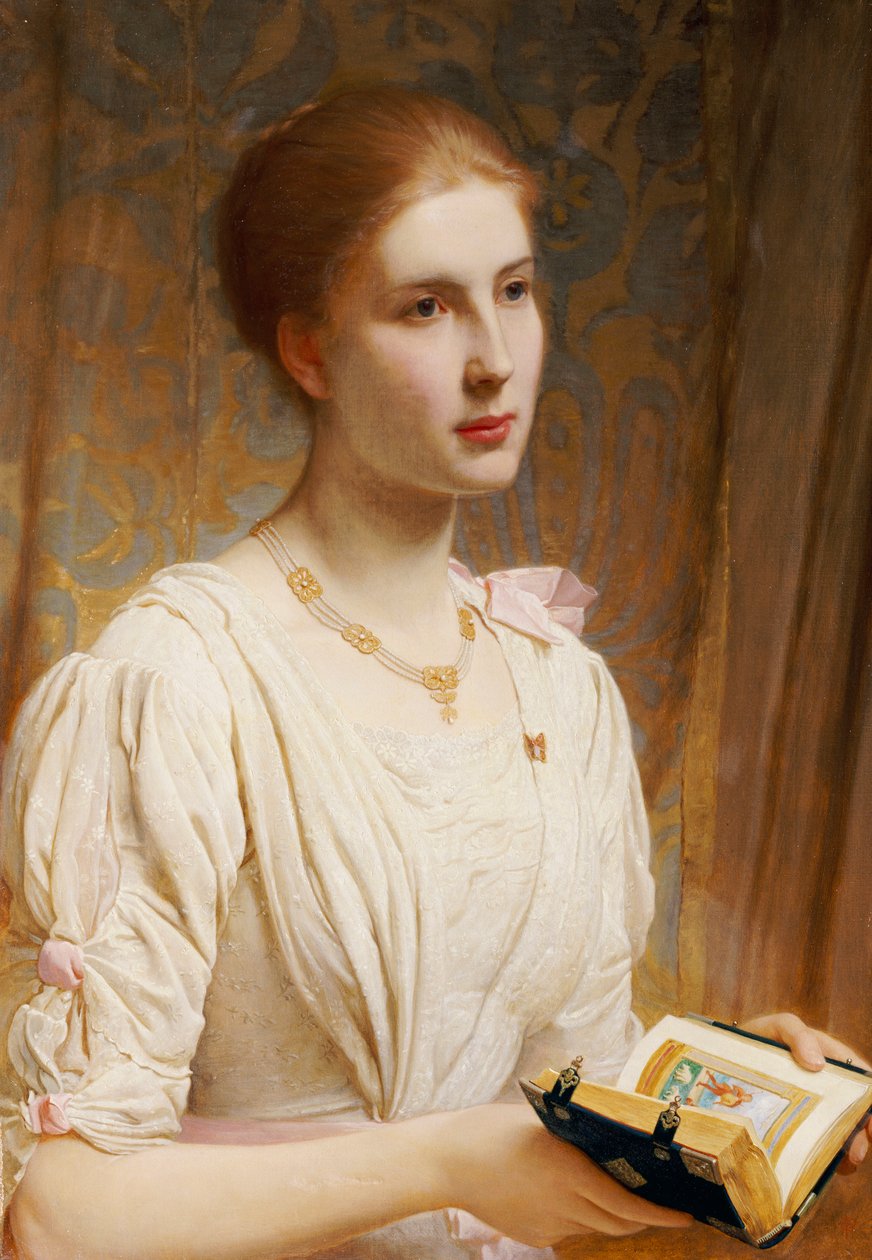 Helen Lindsay kisasszony portréja alkotó: Charles Edward Perugini