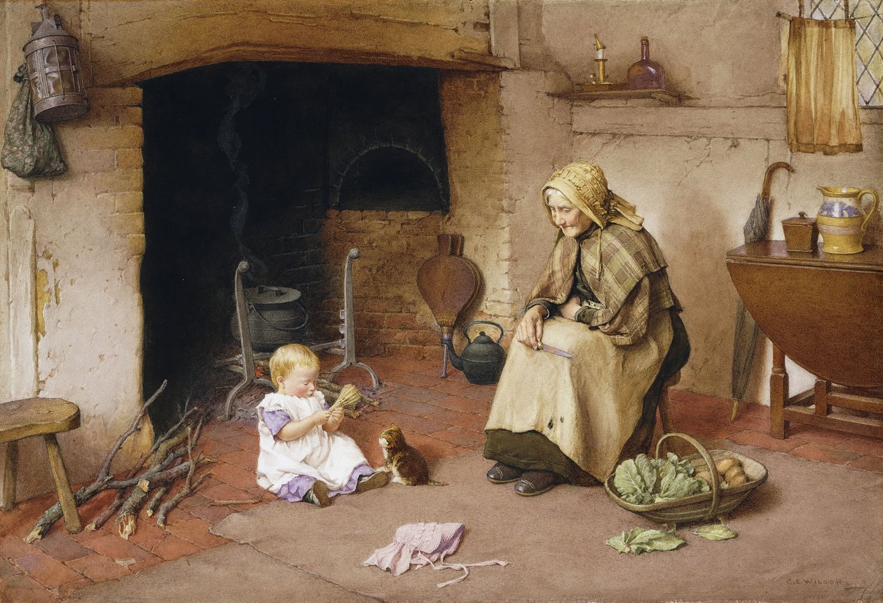 Látogatás a nagymamánál alkotó: Charles Edward Wilson