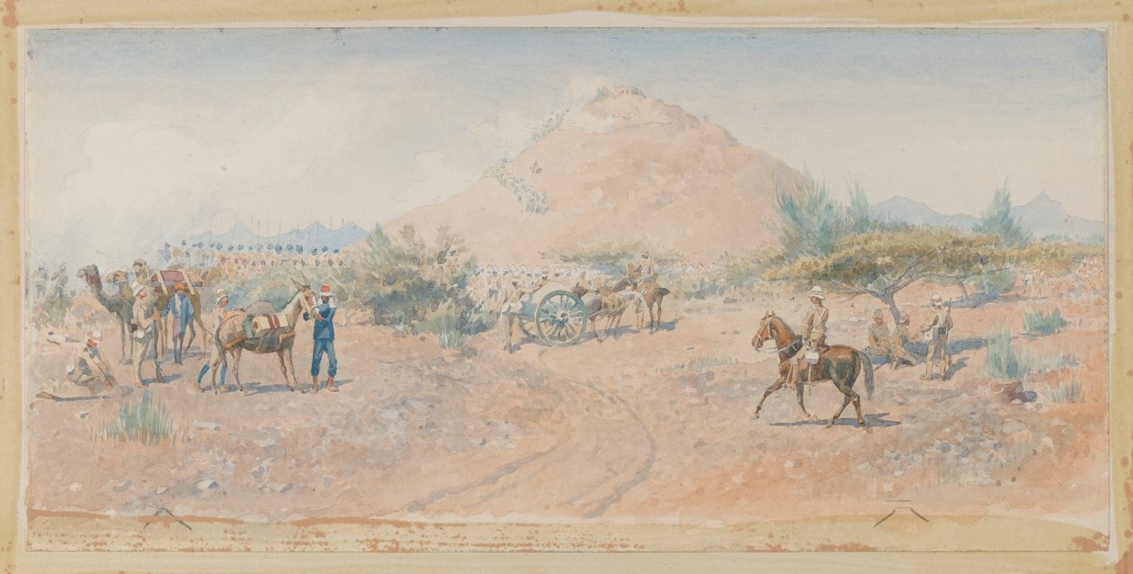 ?A harc Hasheenben, 1885?, 1885 alkotó: Charles Edwin Fripp