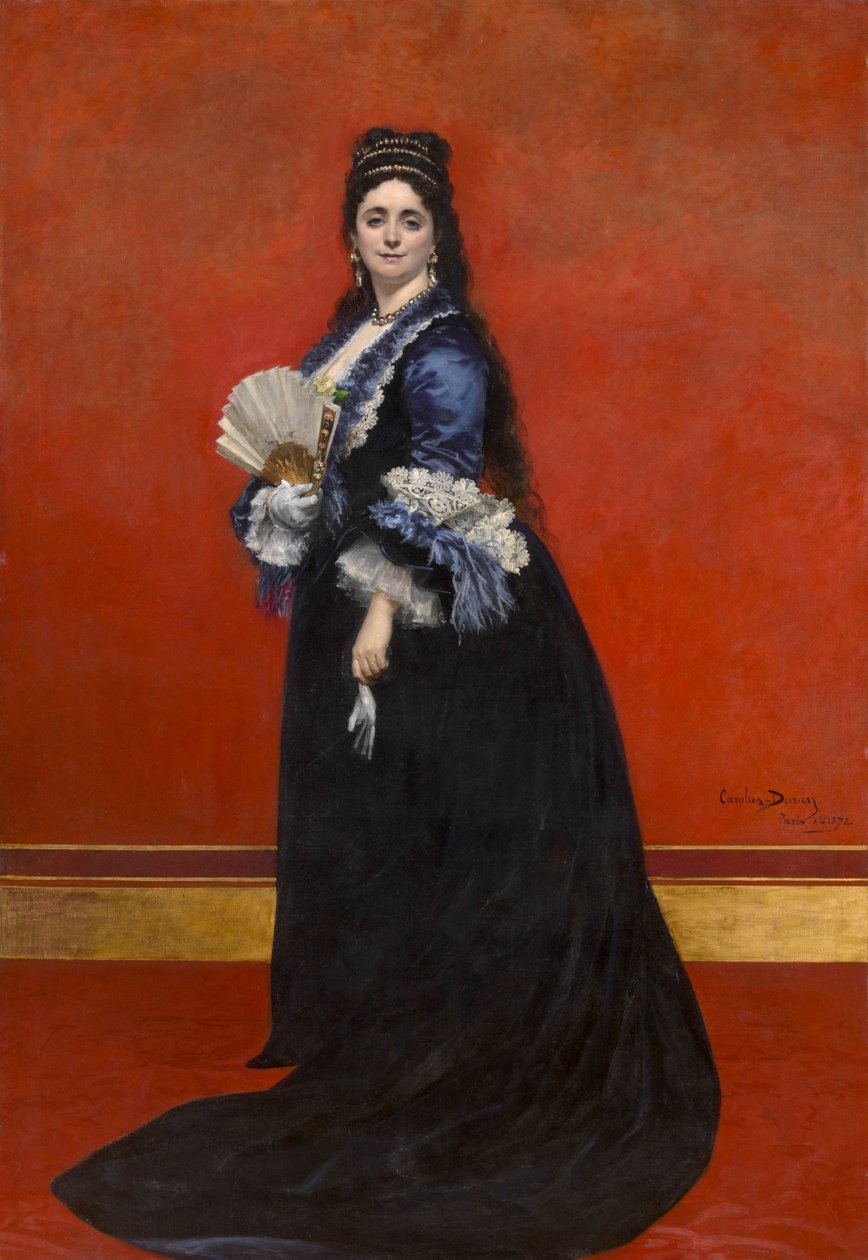 Madame de Rute, született Marie Laetitia Bonaparte-Wyse alkotó: Charles Emile Auguste Carolus-Duran