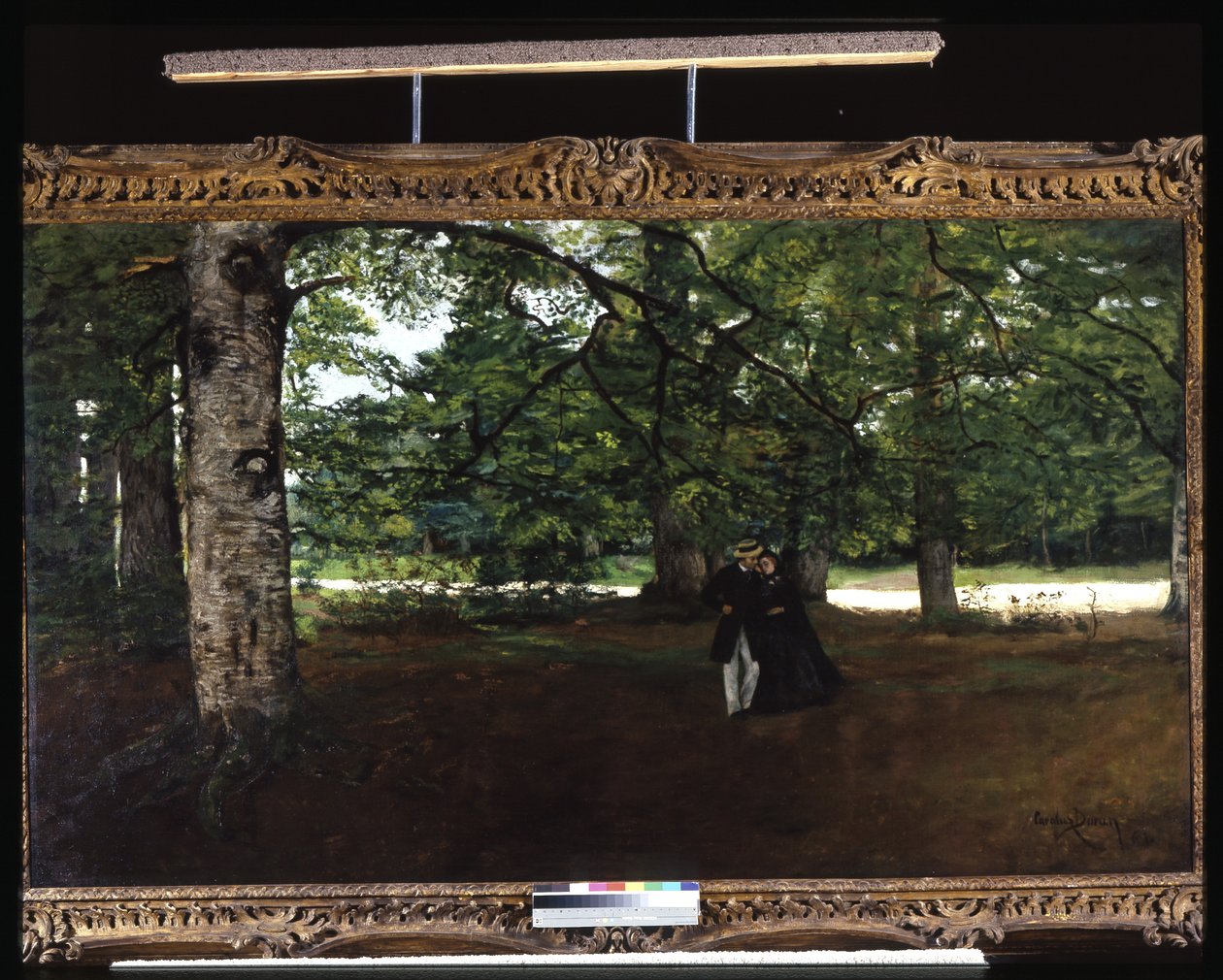 Promenade In The Woods (olaj, vászon) alkotó: Charles Emile Auguste Carolus Duran