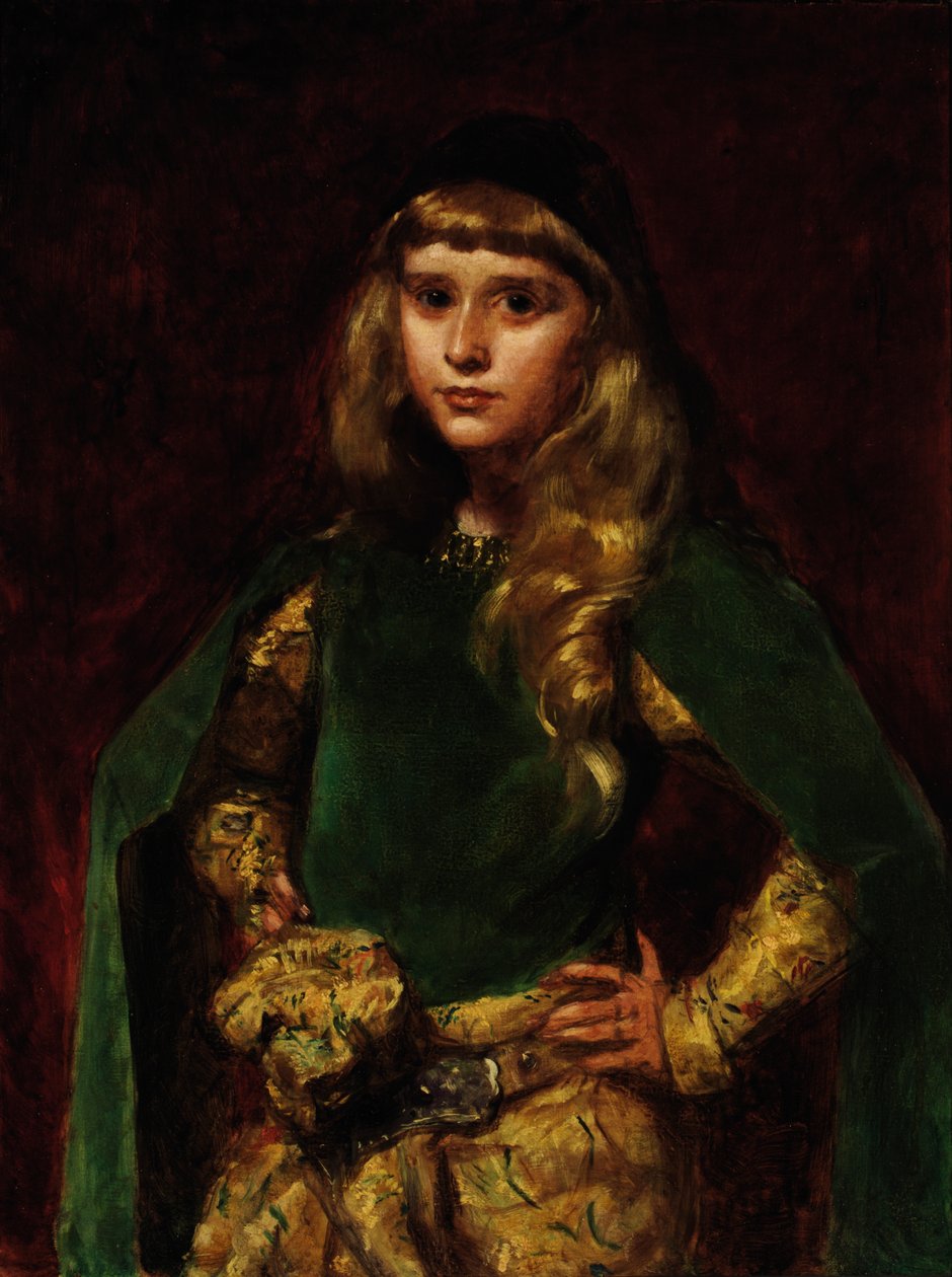 Natalie tíz évesen, 1887. alkotó: Charles Emile Auguste Carolus Duran
