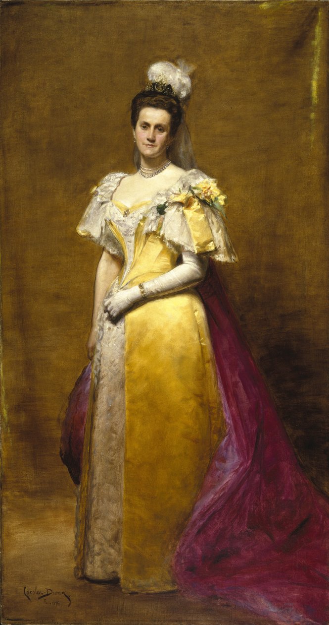 Emily Warren Roebling portréja, 1896 alkotó: Charles Emile Auguste Carolus Duran