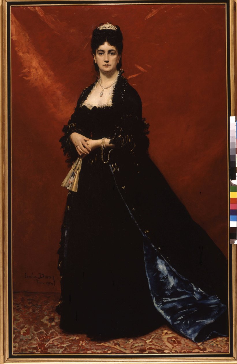 Madame Goldschmidt portréja alkotó: Charles Emile Auguste Carolus Duran