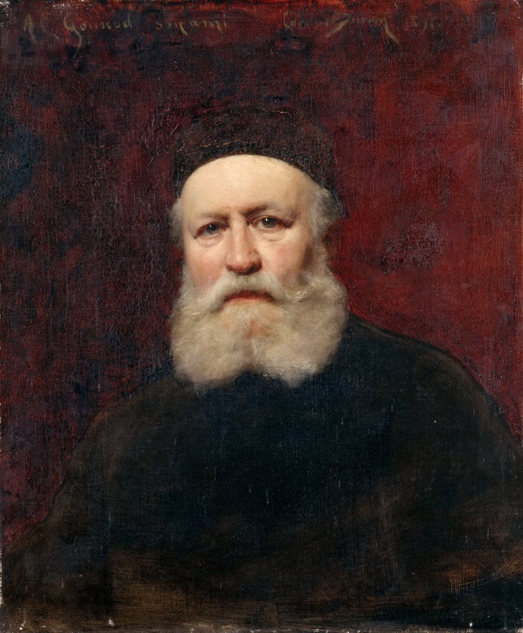 Charles Gounod zeneszerző portréja 1818-1893 alkotó: Charles Emile Auguste Carolus Duran