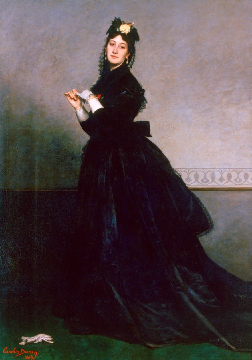 A kesztyűs nő, 1869 alkotó: Charles Emile Auguste Carolus Duran