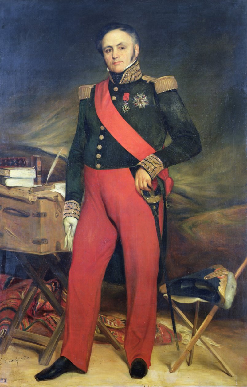 Bertrand Clauzel gróf, Franciaország marsallja (1772-1842) alkotó: Charles Emile Callande de Champmartin
