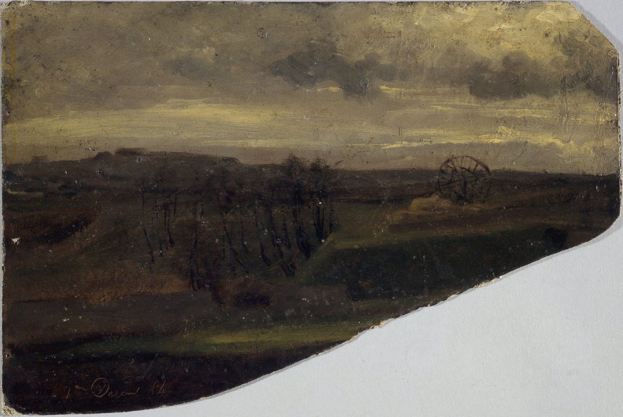 Vidék Párizs közelében alkotó: Charles Emile Cuisin
