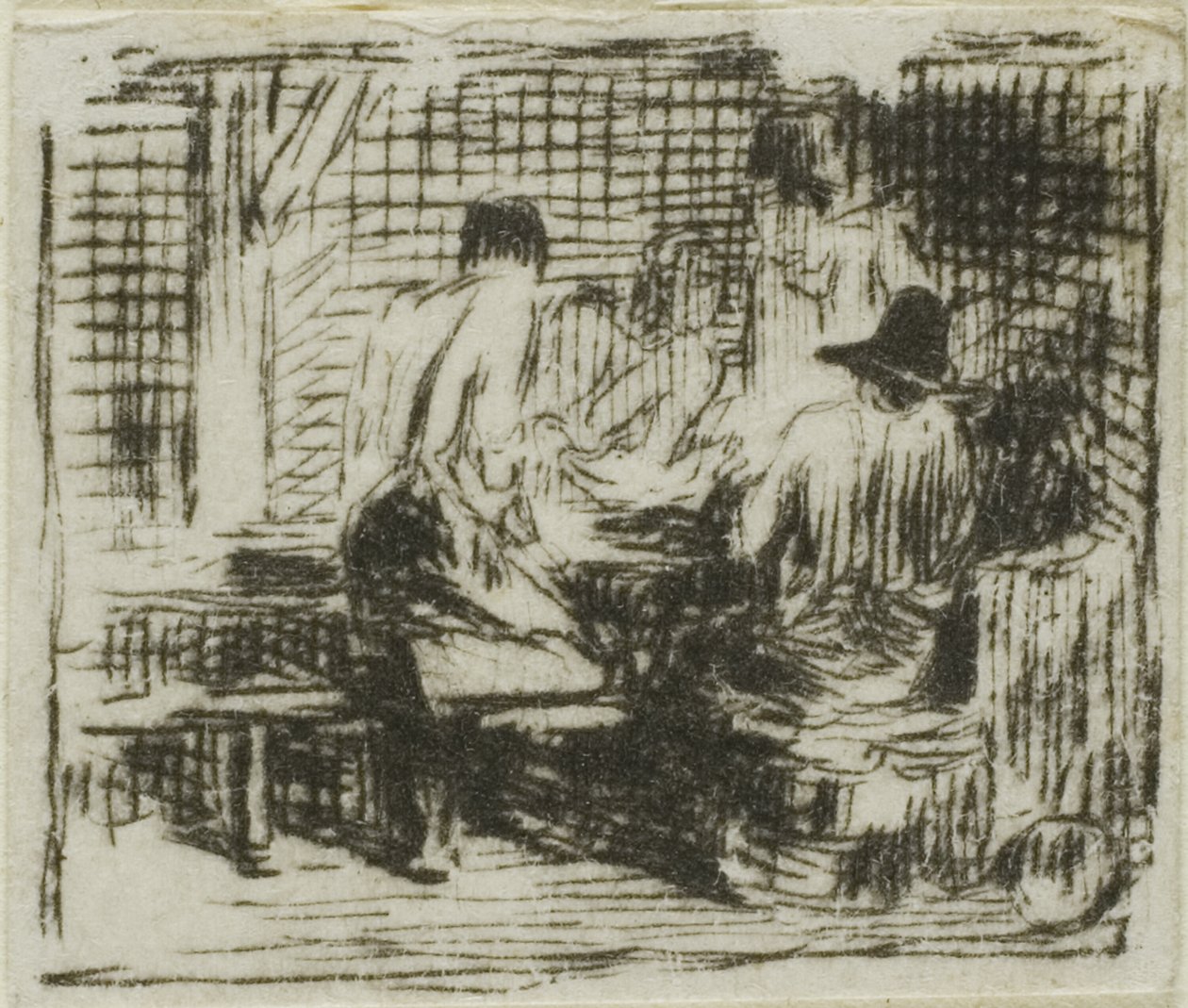 Ivók alkotó: Charles Emile Jacque