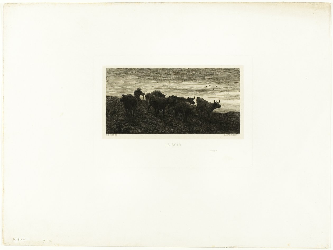 Este alkotó: Charles Emile Jacque