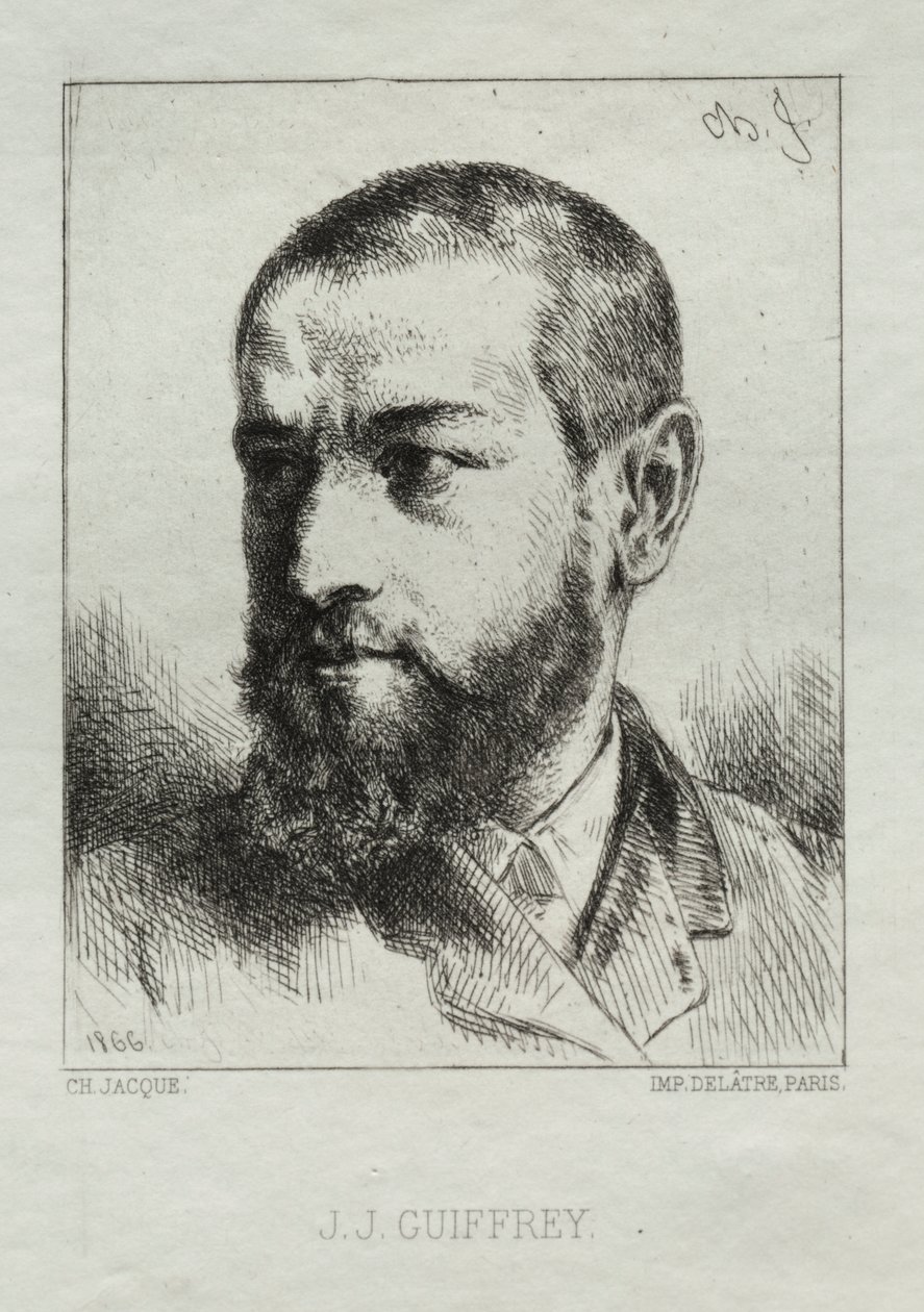 J. J. Guiffrey alkotó: Charles Emile Jacque