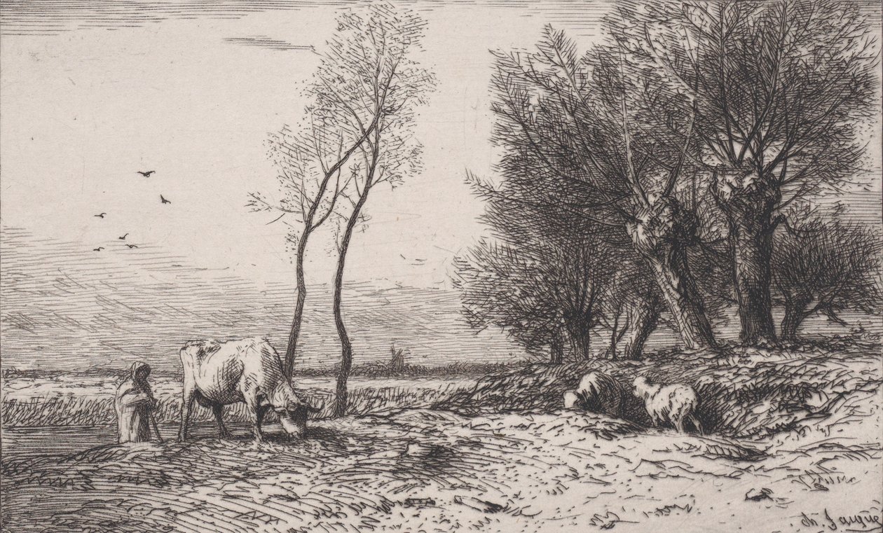 tél, 1867. alkotó: Charles Emile Jacque