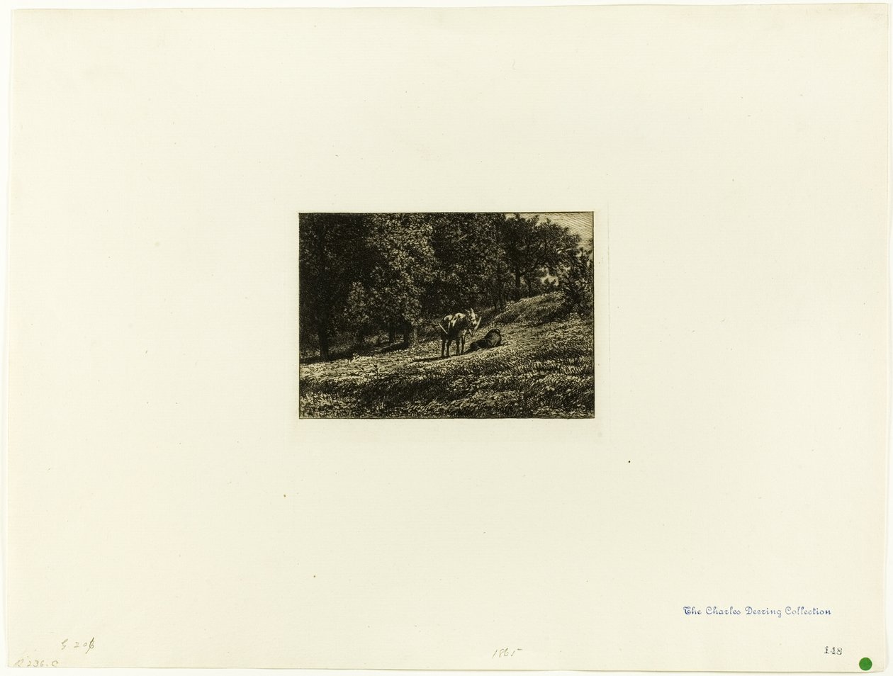 Gyümölcsöskert alkotó: Charles Emile Jacque