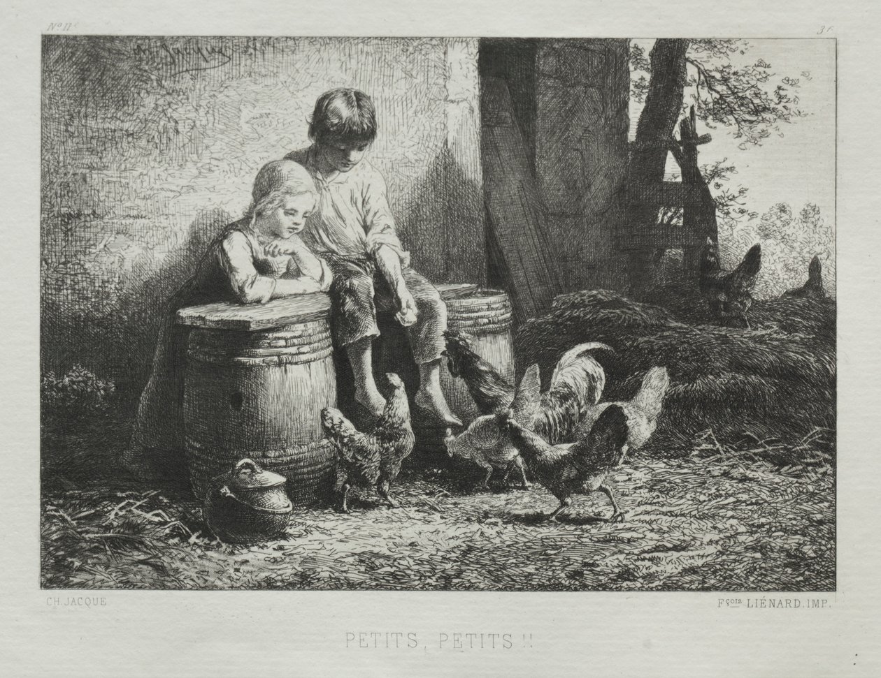 Kis kis. alkotó: Charles Emile Jacque