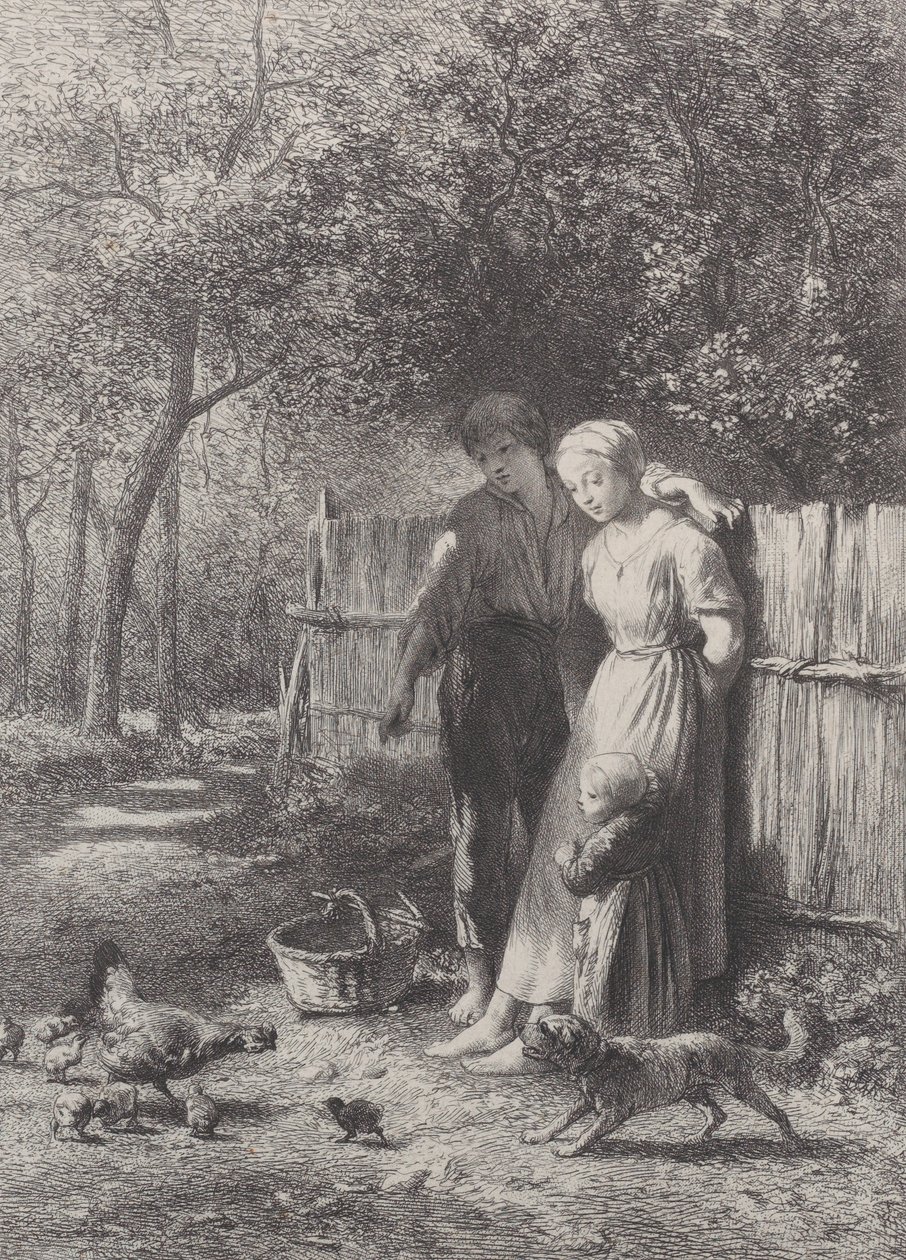 1864 tavasza. alkotó: Charles Emile Jacque