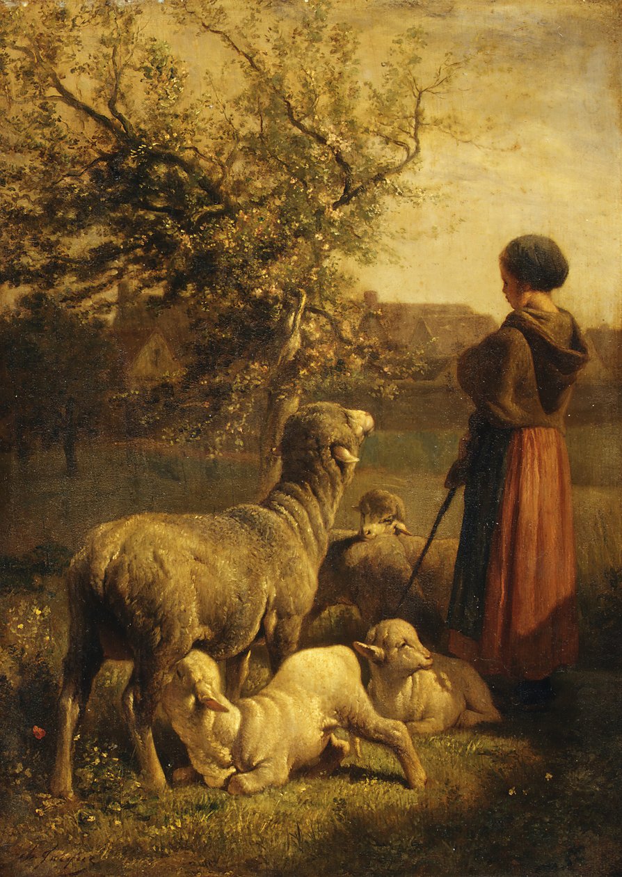 tavasz. alkotó: Charles Emile Jacque