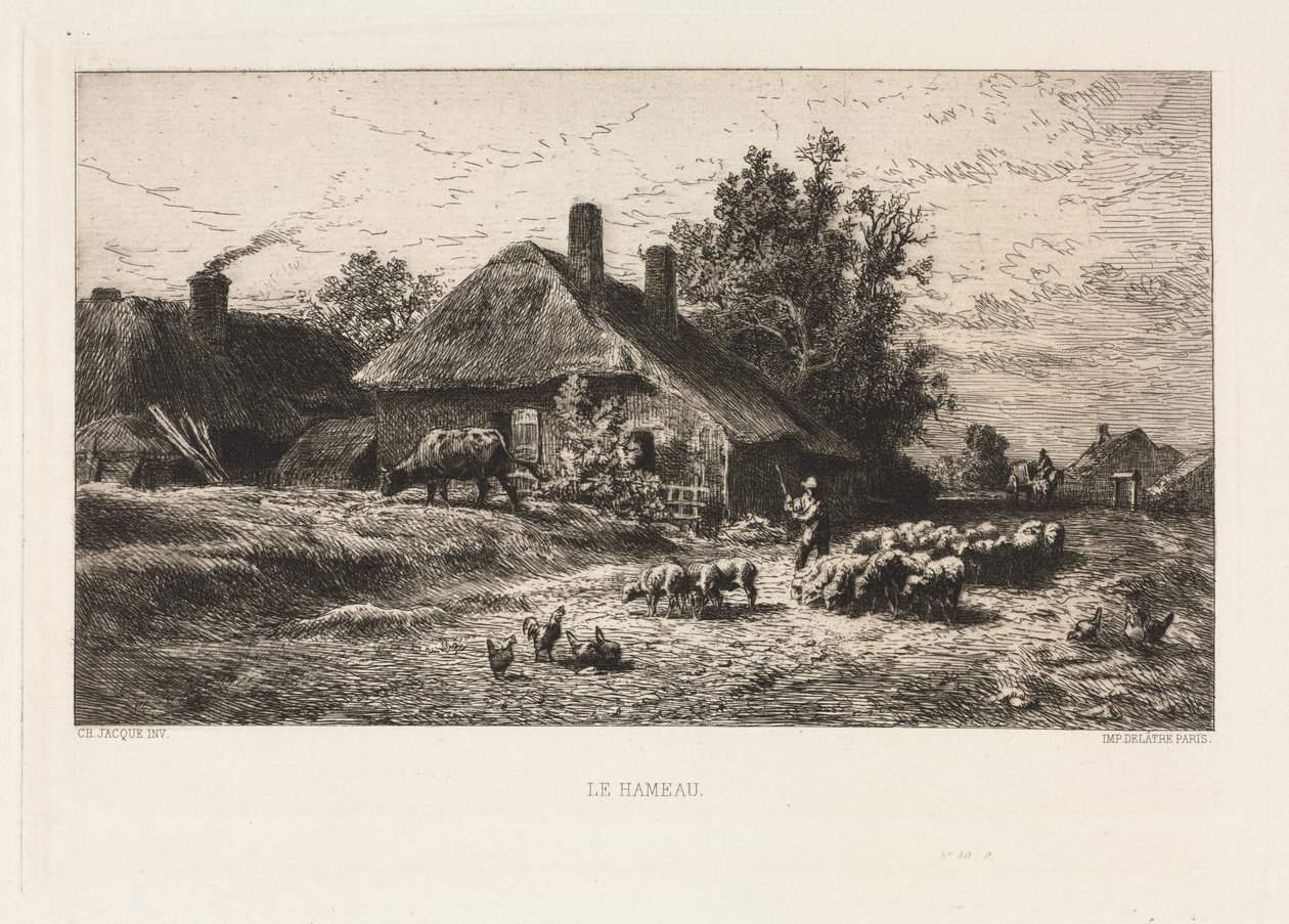 A Hamlet alkotó: Charles Emile Jacque