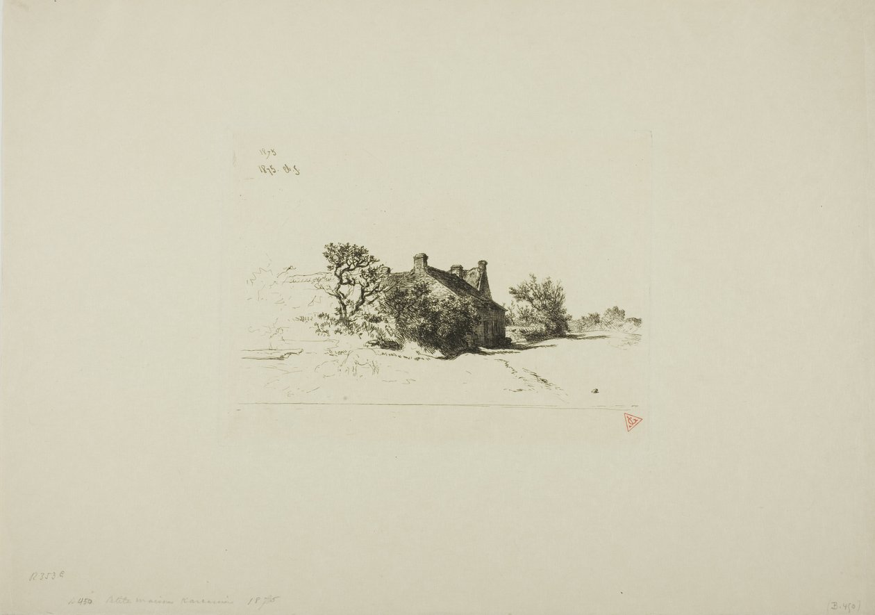 A kis házak, Kercassier alkotó: Charles Emile Jacque