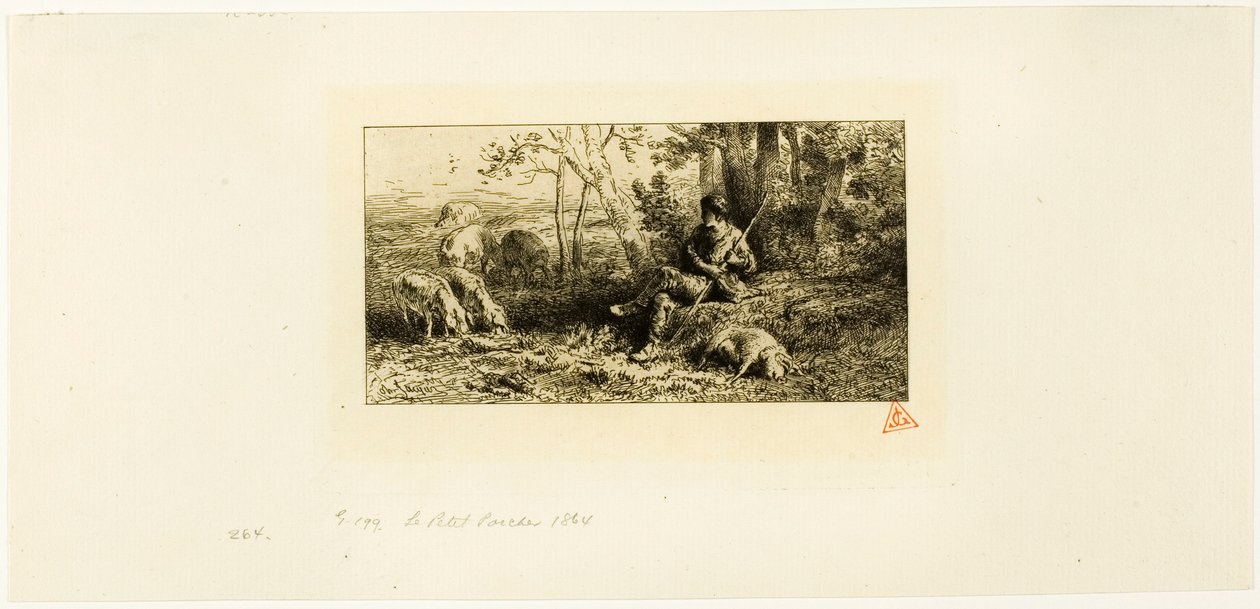 A kismalactartó alkotó: Charles Emile Jacque