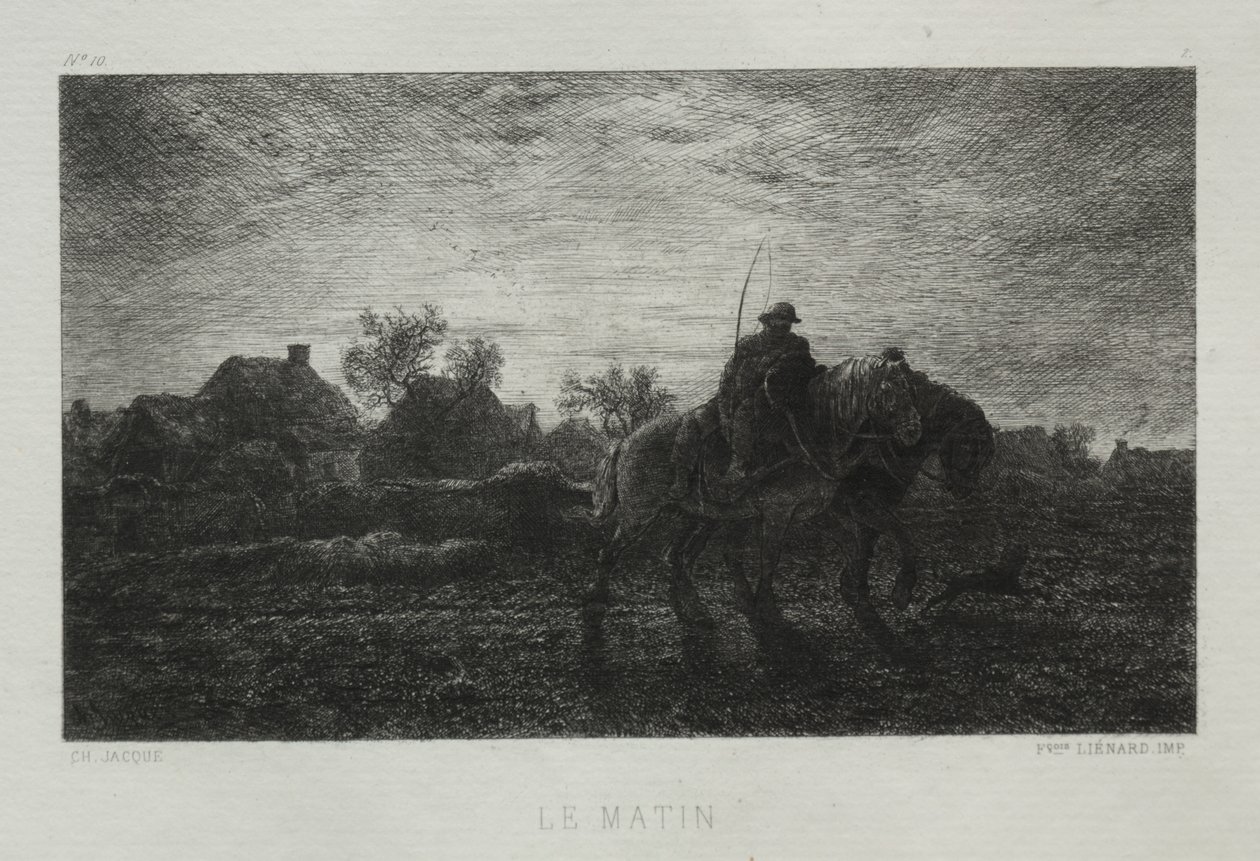 A reggel alkotó: Charles Emile Jacque
