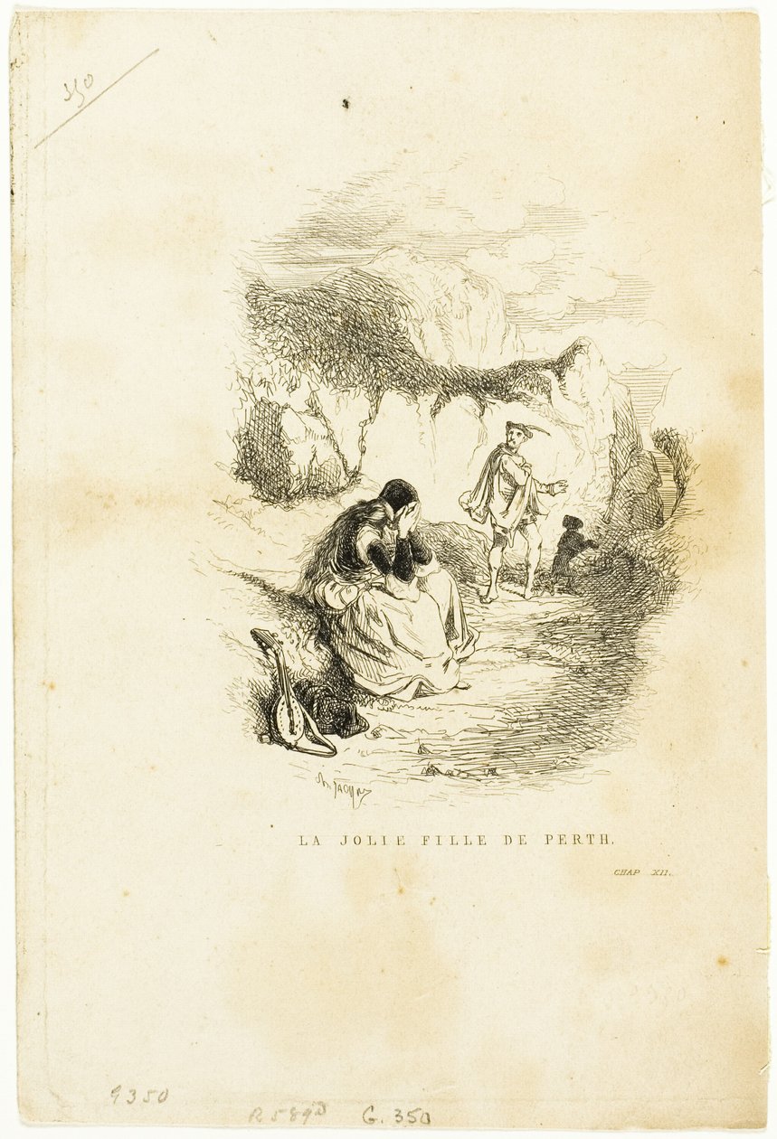 A perthi csinos lány alkotó: Charles Emile Jacque