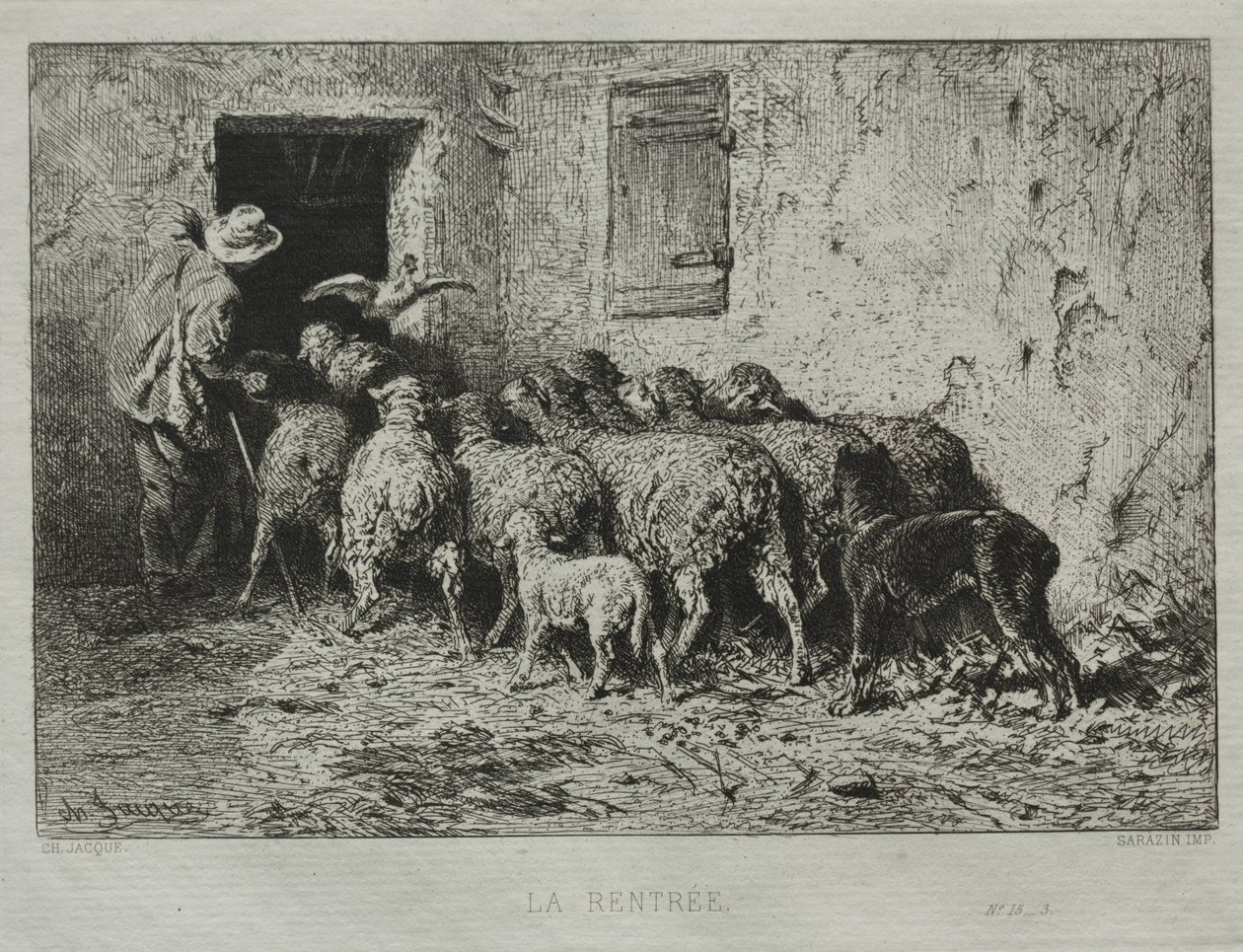 A visszatérés alkotó: Charles Emile Jacque