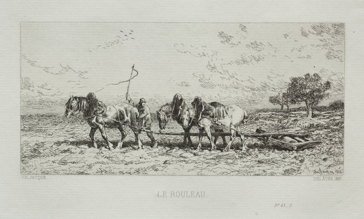 A Roller alkotó: Charles Emile Jacque