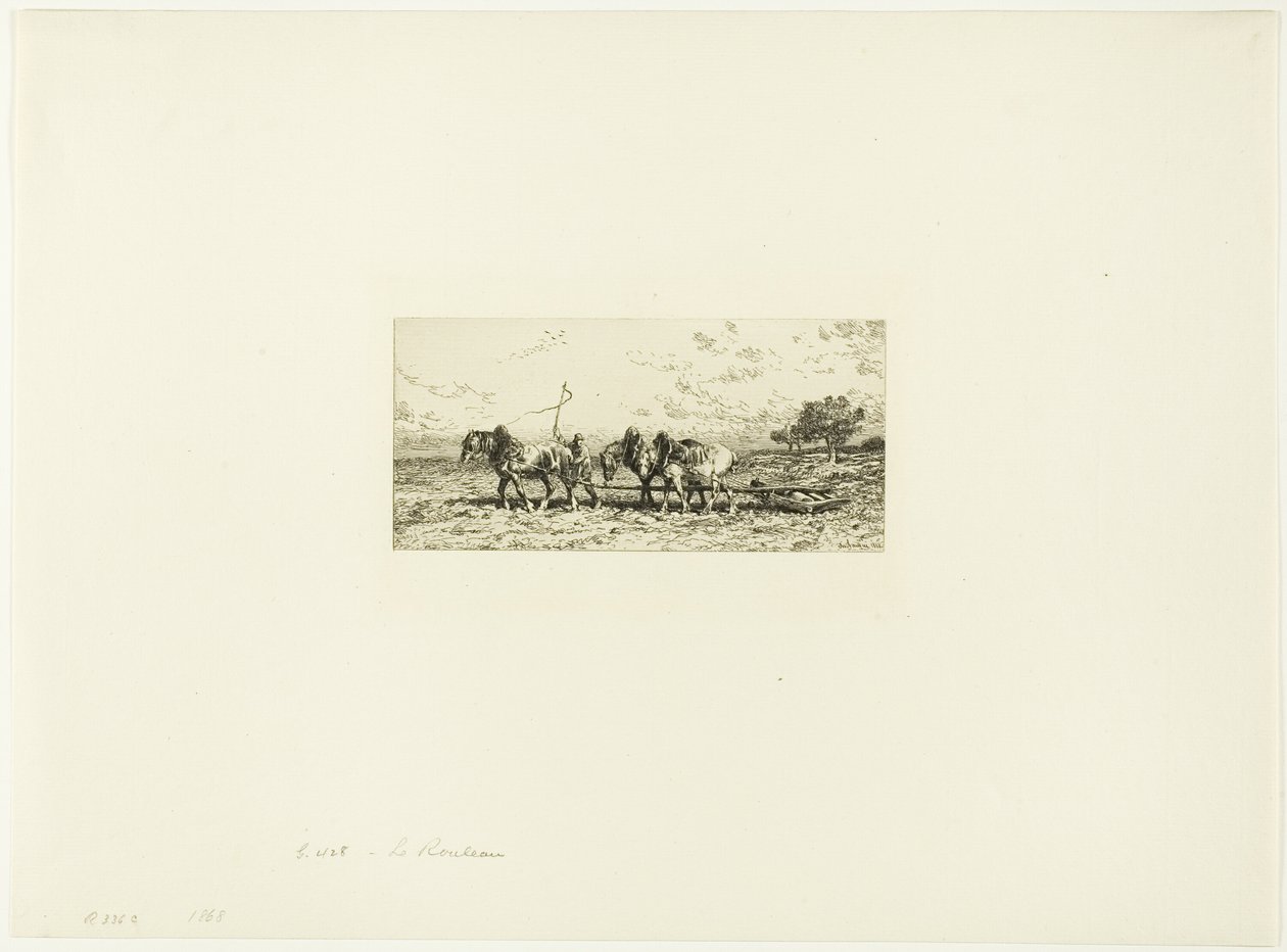 A görgő alkotó: Charles Emile Jacque
