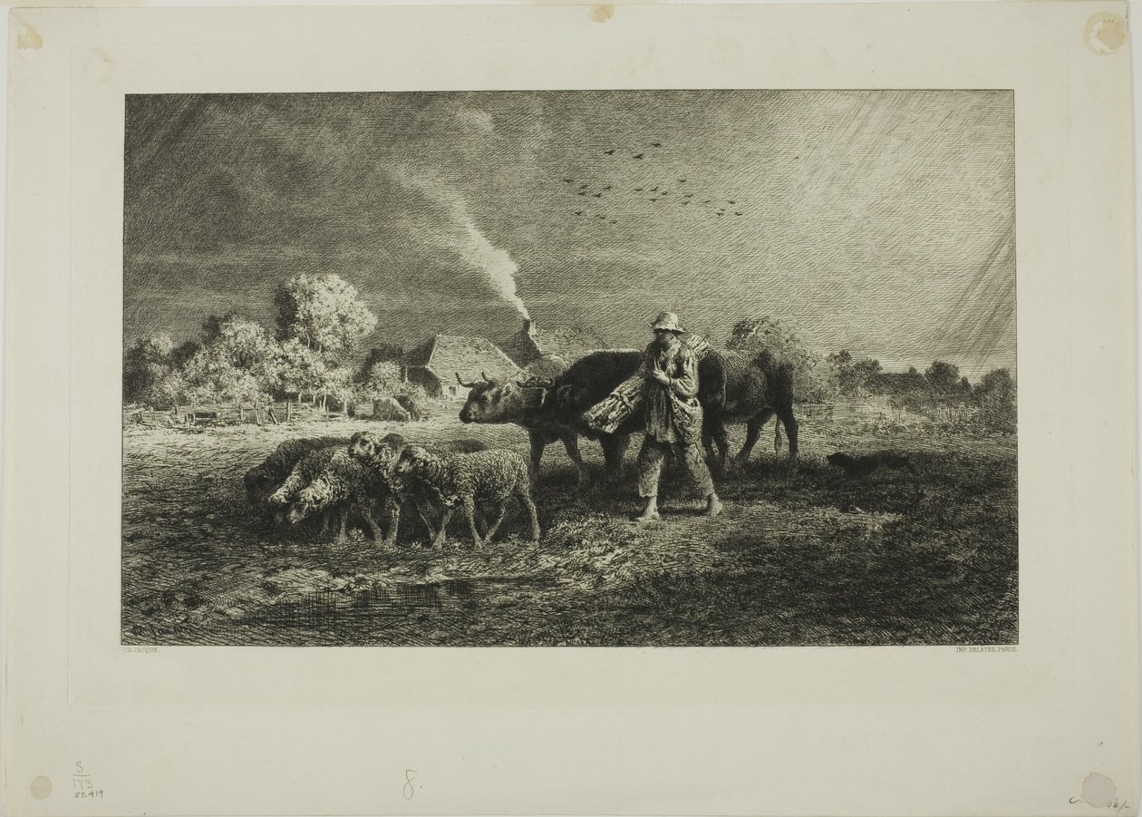 A vihar alkotó: Charles Emile Jacque