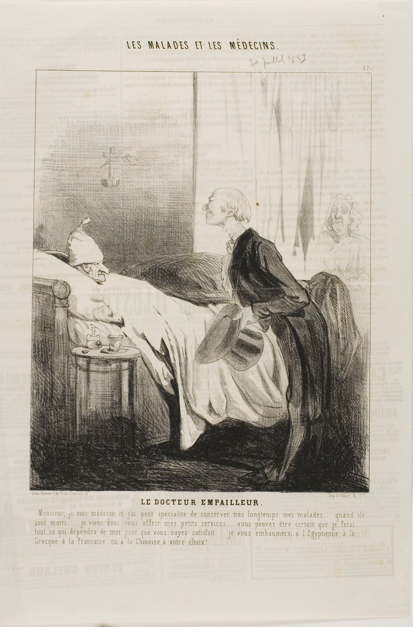 A Taxidermista Doktor alkotó: Charles Emile Jacque