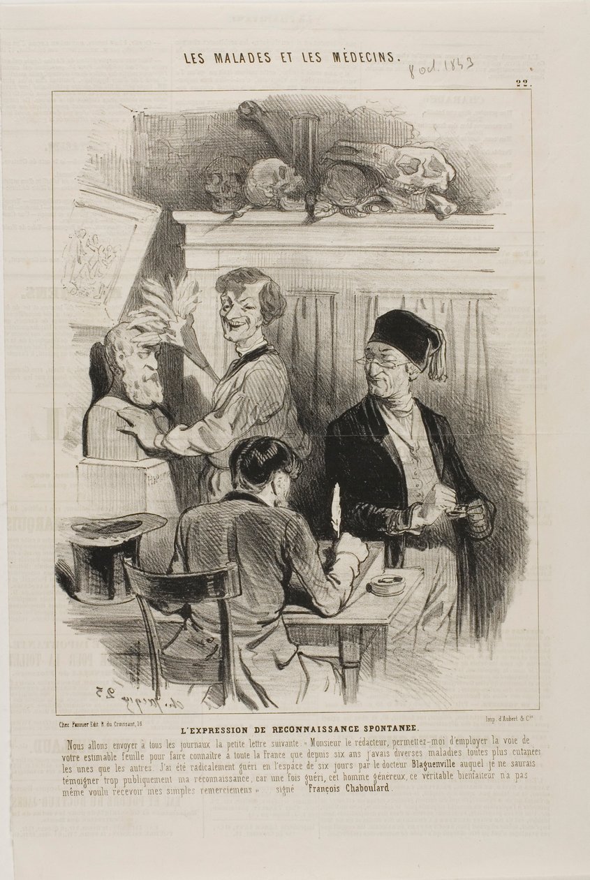 A hála kéretlen kifejezése (22. tábla) alkotó: Charles Emile Jacque