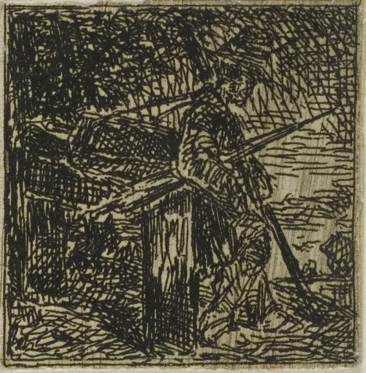 Csavargó alkotó: Charles Emile Jacque