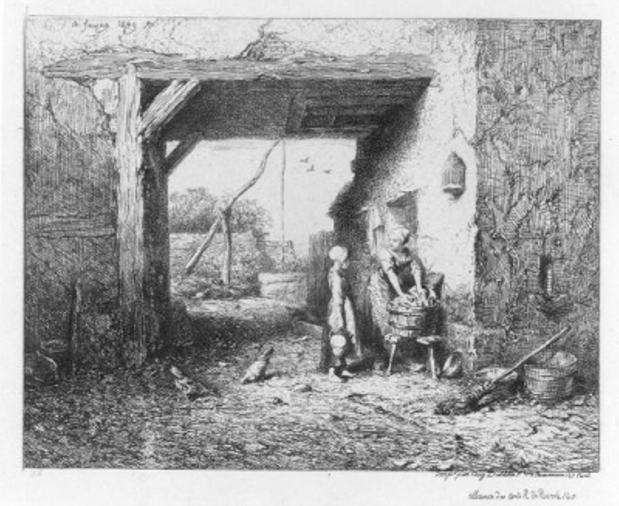 „Mosónap” alkotó: Charles Emile Jacque