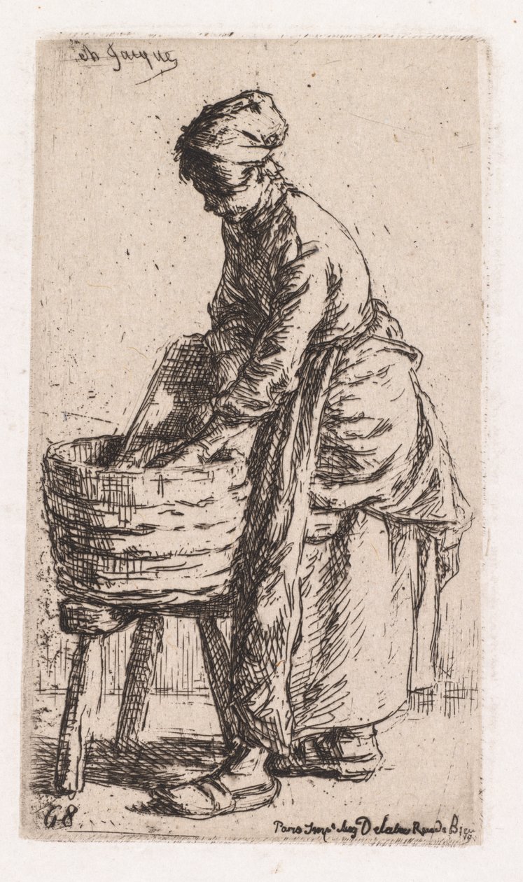 Mosónő, 1850. alkotó: Charles Emile Jacque