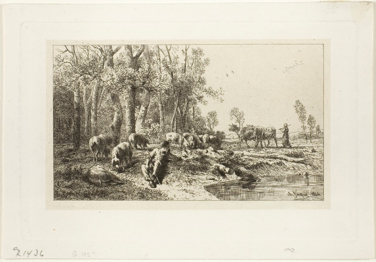 Téli alkotó: Charles Emile Jacque
