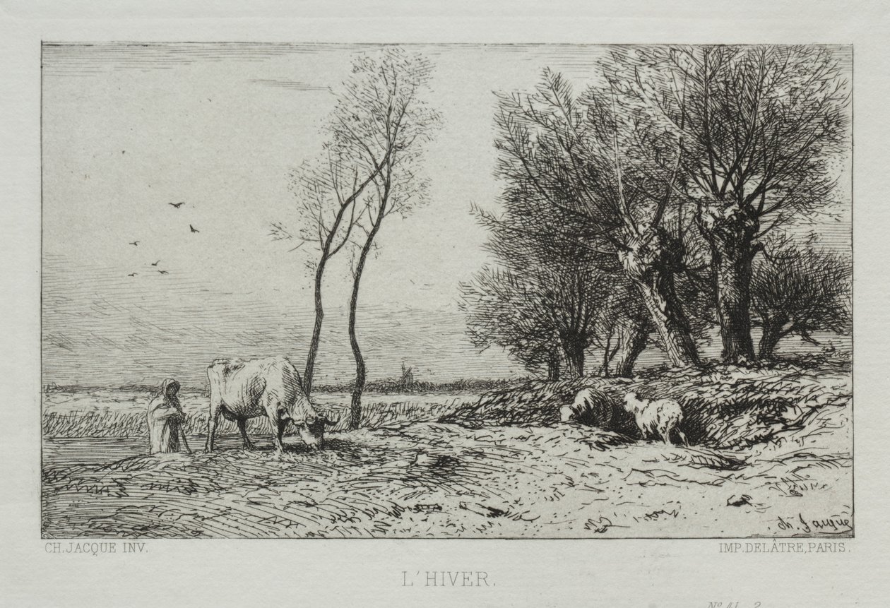 Téli. alkotó: Charles Emile Jacque