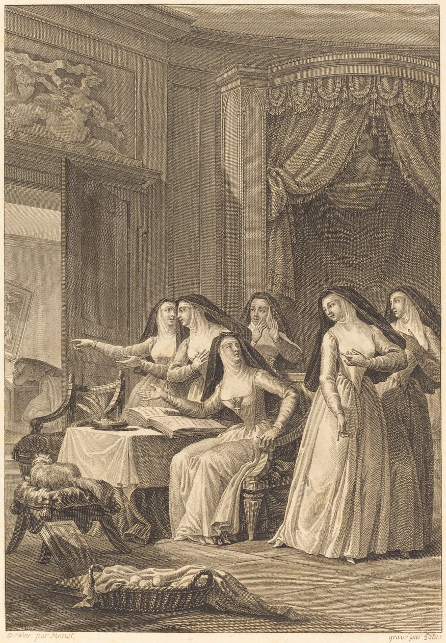 Jane nővér alkotó: Charles Emmanuel Patas after Charles Monnet